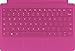 Produktbild Microsoft Surface Type Cover 2, QWERTY-Tastaur, N7W-00069, mit beleuchteten Tasten für Surface, Surface 2, Surface Pro, Surface Pro 2, Farbe Magenta pink