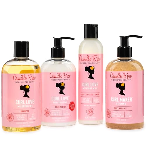 Camille Rose Leave-In Conditioner, Curl Love Moisture Milk – Curly Hair Moisture, Detangler, Frizz Control, 8 Fl Oz