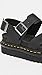 Dr. Martens Women's Ankle Strap Sandal, Black Hydro, 8