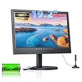 Desobry 19.2' Portable TV for Camping, Built-in 8000mAh Battery Powered TV Portable for Power Outages, Battery Operated TVs 1080P HDMI Input, AV Input, USB, for Kitchen Bedroom Camping Patio RV