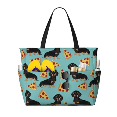 Sac de plage teckel grand sac femme fini le manque de place