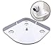 Baby Monitor Mount (White) - Corner Camera Shelf for Infant Optics DXR-8 DXR-5 Arlo Baby Babysense 7 Hello Baby Motorola - Universal Wall Mounts Crib Cam Holder for Infants Video Monitoring by Sully