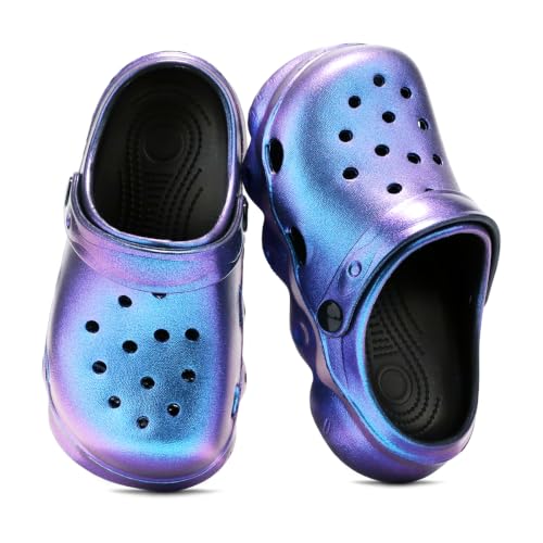 Image of Girls' Clogs for Toddlers & Kids Lightweight Garden Shoes Breathable Slip-on Slides Sandals Slippers Children's Beach Water Shoes
