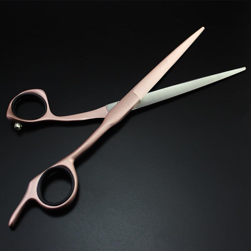 Professional Dog Grooming Scissors - 7 Inch Japanese 440C Steel Shears for Pet Hair Cutting and Hairdressing