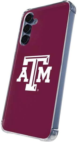 Skinit Clear Phone Case Compatible with Galaxy S24 - Officially Licensed Texas A&M University TAM Design