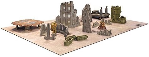 GAMES AND GEARS BattleMat Concrete 6ft x 4ft