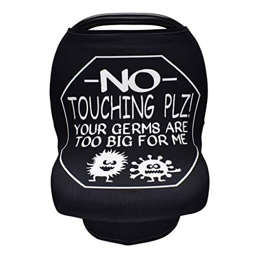 Baby Care, Baby Stretchy Privacy Nursing Breastfeeding Cover Multi Use Carseat Canopy, Clothing for Baby Kids (Free Size Black)