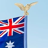 UPKOCH Eagle Flagpole Topper Ornament Plastic Flag Pole Finial for Outdoor Garden and Conference Flags Easy Installation - Image 9