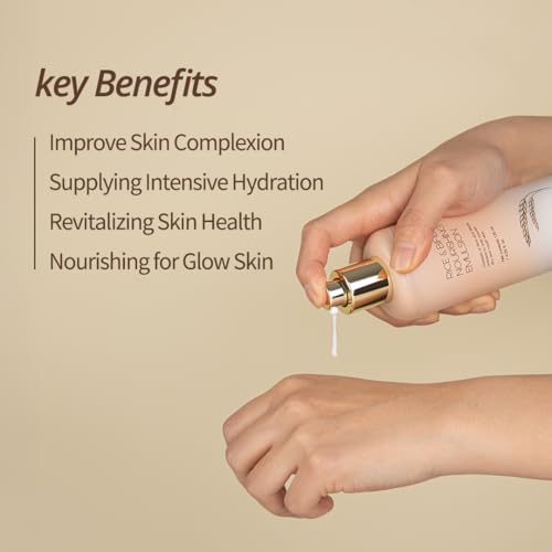 FARMSTAY Rice & Bifida Nourishing Emulsion, Dark Spots Correcting Remover with Niacinamide, Hydrating & Smoothing Rice Moisturizer for Glow Skin, for Women & Men, Korean Skin Care, 4.05 Fl. Oz