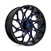 Fuel UTV D778 20X7 4X156 G-BLK-MILL-BLU 13MM - D7782070A544