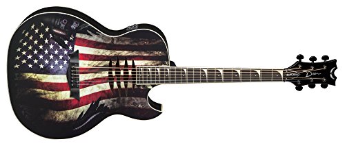 Dean MAKOGLORY Acoustic-Electric Guitar - "Glory" USA Flag Graphic