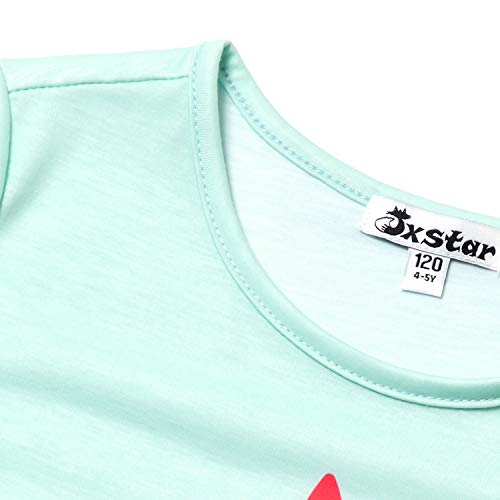 Unicorn Pajamas For Girls 8 9 Little Kids Pjs Sets Short Sleeve Night Shirts #TOP2