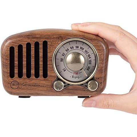 Radio Transistor PRUNUS J-919 FM SD MP3 Bluetooth Retro-Clásico Cover