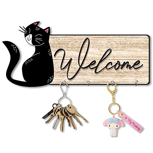 Image of kotart Unique Stylish Modern Wooden Key Holder for Home Decor Living Room Office with Stylish Key Organizer | Designer Wall Decor | Wall Art Decorative Items | Wall Decoration (Hanging 3)