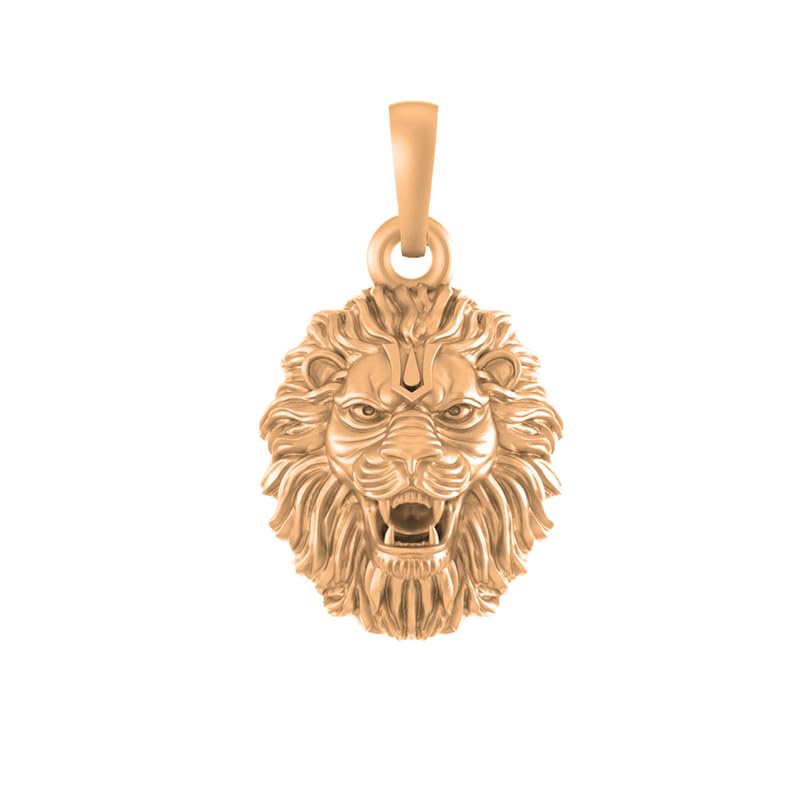 Pendentif en argent sterling 925 Mtrolls doré à l'or fin 22 carats AMZ 81