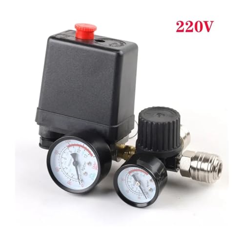 Interrupteur de commande de pression avec jauge lisible et vanne 4 ports - 3