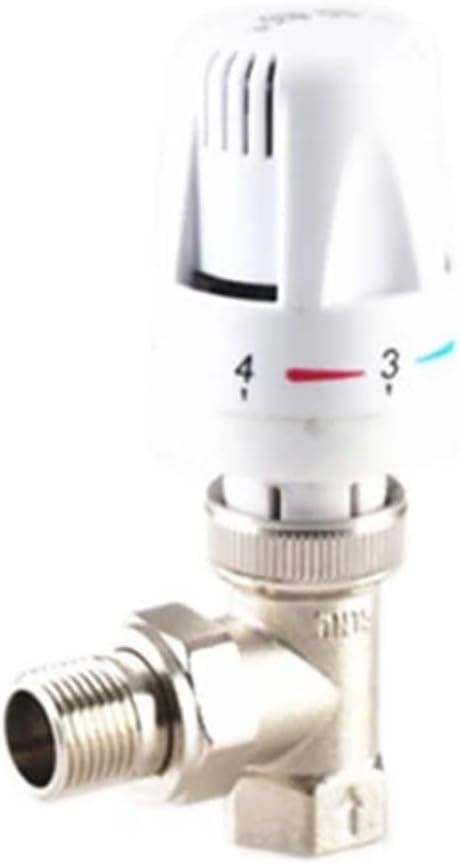 1/2" 3/4" 1" Brass Thermostatic Radiator Valve Straight Type Automatic Temperature Control Valve Floor heating(3/4")