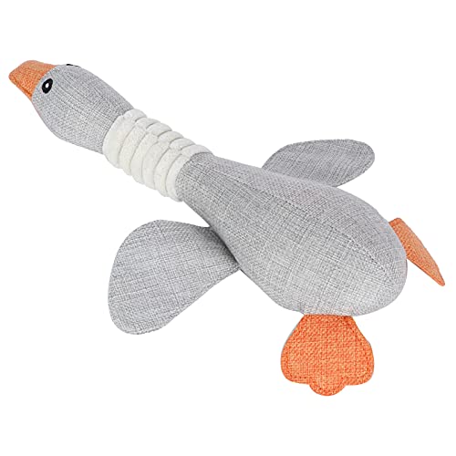 EVTSCAN Funny Dog Squeaky Goose Durable Chew Toys Dog Cat Play Interactive Toys Pets Supplies(white) - Image 2