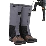 Polainas de pierna para hombre impermeables, polainas ajustables para botas de senderismo, protección transpirable para lluvia, caza, césped, montañismo, botas de invierno, esquí, nieve, escalada