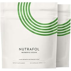 Nutrafol Women's Hair Growth Supplements, For Women 18-44 Years Old, Clinically Tested for Visibly Thicker, Stronger Hair, 100% Vegan Ingredients, Dermatologist Recommended - 2 Month Supply, 2 Pouches