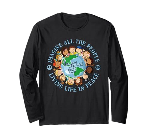 Imagine All The People Living Life Peace Earth Day 2024 �j�� ����T�V���c
