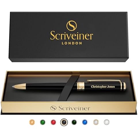 Scriveiner Black Ballpoint Pen Cover