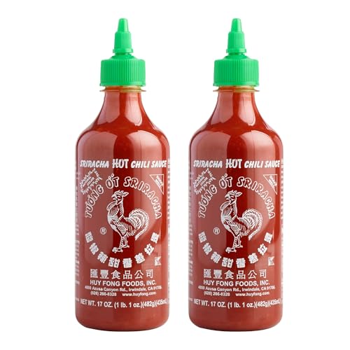 Sriracha Hot Chili Sauce, 17 oz (Pack of 2) |