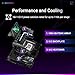 ASUS ROG Strix Z890-F Gaming WiFi Intel® Z890 LGA 1851 ATX Motherboard, Advanced AI PC-Ready, 16+2+1+2 Stages, DDR5, WiFi 7, 5X M.2, Thunderbolt™ 4, USB Type-C®, AI Overclocking, Cooling & Networking