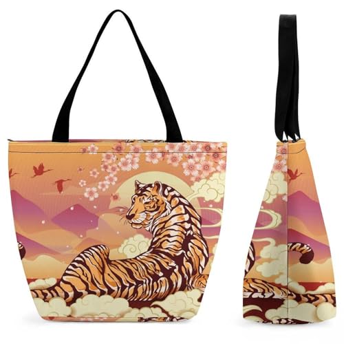 Sac à main fleur pour femme chic | Grand sac de shopping finitions premium