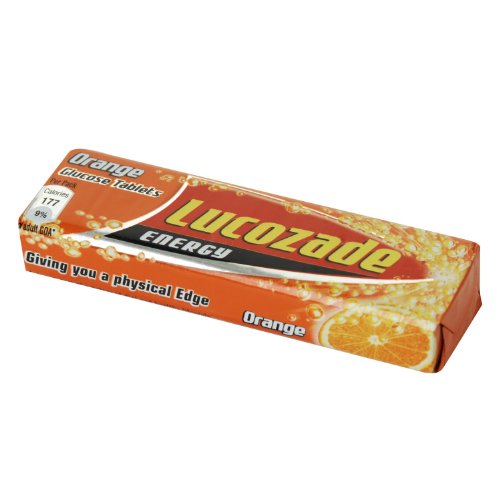 Best Of British Lucozade Energy Orange Glucose Tablet 49g
