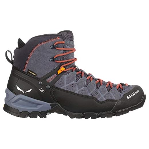 Salewa Alp Trainer Mid Gore-Tex Scarpe da Trekking Uomo, Nero, 9.5