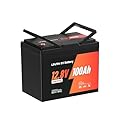 12V 100Ah Group 24 LiFePO4 Battery, Deep Cycle Lithium Battery, Built-in 100A BMS with Low-Temp Protection, Max. 15000 Cycles, Perfect for RV, Solar System, Trolling Motors etc.