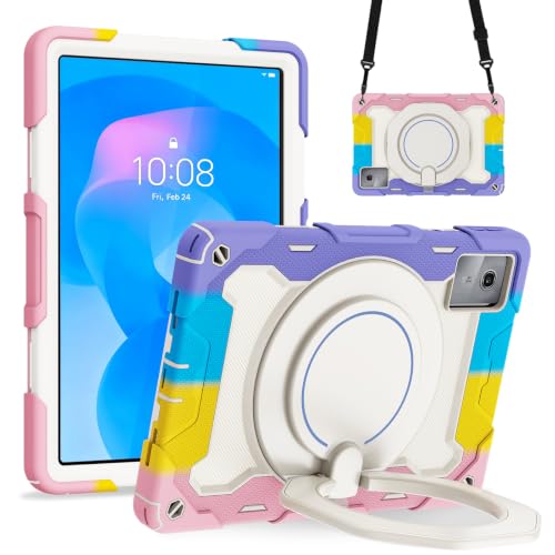Aokil �Ή�For Lenovo Tab K11 (2nd Gen) �P�[�X 11�C���` ��]�����O�t�� ���|�� ���w�\�� �o�b�N�J�o�[ | �ω��h�� �����h�~ �ϏՌ� ���m�{ K11 Gen 2 (ZAFS0110JP/ZAFS0052JP)�p �P�[