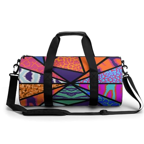 Sac de voyage géométrie colorée l'accessoire vitaminé de vos escapades