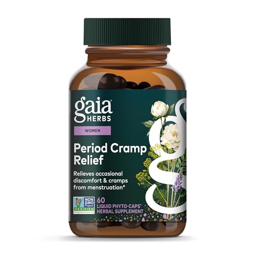 Gaia Herbs Cramp Relief - Herbal Supplement for Hormone Balance