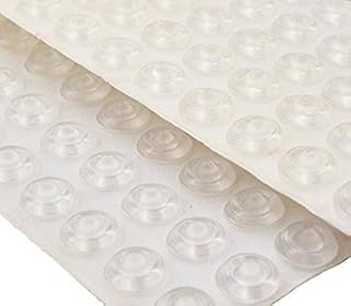 50 Pcs Clear Self-Adhesive Door Cabinets Rubber Bumpers Toilet Damping Rubber Buffer Sound Noise Dampening Stop Protector Buttons Pads