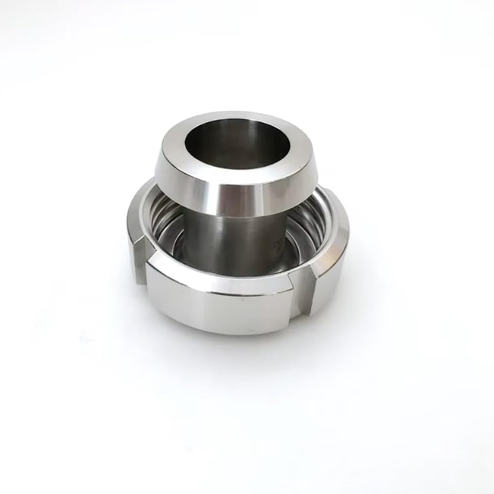 1.5" TC X DN40 Food Grade DIN11851 Sanitary Tri Clamp to Welding Liner and Nut Adapter SS316L 304 SS Stainless Steel 1PC Silver(304 SS)
