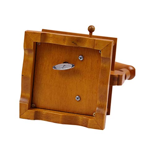 Caja de música de madera con diseño de fonógrafo retro 5