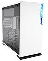 IN WIN 101 White ATX Mid Tower Gaming Computer Case with Tempered Glass White