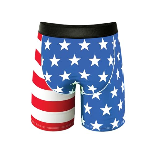 Shinesty Hammock Support Long Leg Boxer Briefs for Men | Underwear | 2 Pack 6