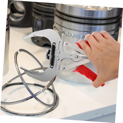 Montaje de segmentos mediante alicates para compresor de anillos 4