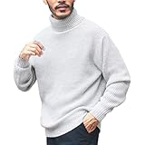 [JIGGYS SHOP] ジギーズショップ 畦ニット｜M CミックスLグレー セーター あぜ編み 総柄 厚手 暖かい あったか 秋 冬 ハイネック タートルニット モックネック クルーネック 無地 シンプル アクリル 大人 紳士 着回し レイヤード 黒 白 茶色 青 赤 レッド