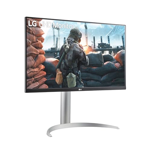 LG 27UP850K-W.AEU (27 Zoll) 4K UHD IPS Monitor, DisplayHDR™ 400, USB-C (90W), Weiß/Schwarz