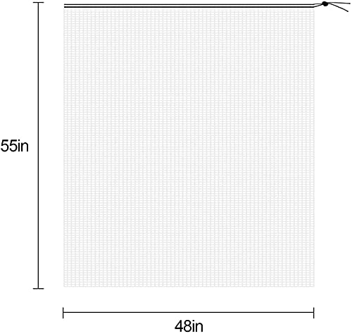 Alpurple 2Pcs 4.6 X 3.9 Ft Garden Plant Netting Mesh Barrier Bags-Fruit Tree Net With Drawstring-Tomato Plant Protective Netting Cover For Protect Plant Fruits Citrus Flower From Insect Bird Eating #TOP1