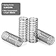 GUNGY Druckfeder Edelstahl Feder Druckfedern 40mm Drahtdurchmesser 1,2mm Außendurchmesser 16mm Länge 40mm Maximale Federkraft 0,9kg 4 Stück