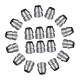 Gatuida 20 pièces Lot de Cales Métal Rondes pour Renfort Manche Marteau Coin de Sécurité Robuste Installation Facile pour Outils de Réparation et Camping