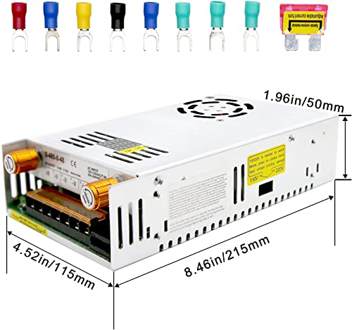 48V Adjustable Voltage Current Dc Power Supply,Ac 110V/220V To Dc 0-10A 0-48V 480W Power Converter 5V 12V 24V 30V 36V 48V Variable Switching Led Transformer For Electronics,Computer #TOP3