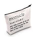 ZJXHPO Hockey Mom Survival Kit Makeup Bag - Momsicle Definition - Mother's Day Gift for Hockey Lover