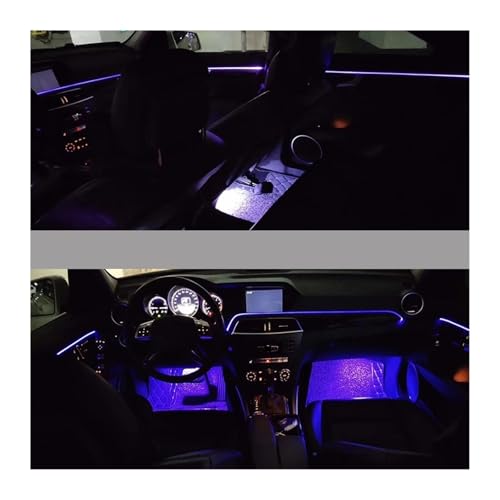 The Latest Factory Design 64 Color Atmosphere Lamp Compatible with Mercedes Benz C-Class W204 2009 2010 2011-2013 Ambient Light