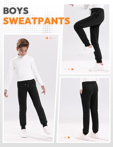 Boys Sweatpants Athletic Pants Joggers with Pocket Drawstring Kids Activewear Boys Clothes4